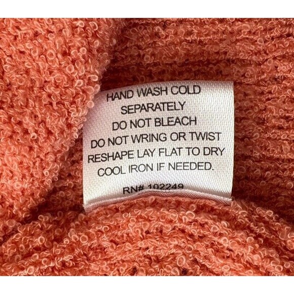 Skies are Blue Short Sleeve Cardigan Women's Med Open Front Orange Color Block - Picture 7 of 11